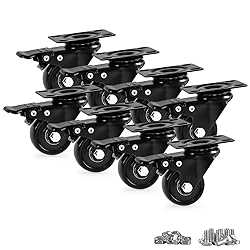 Caster Wheels, Heavy Duty 2 Inch Casters Set of