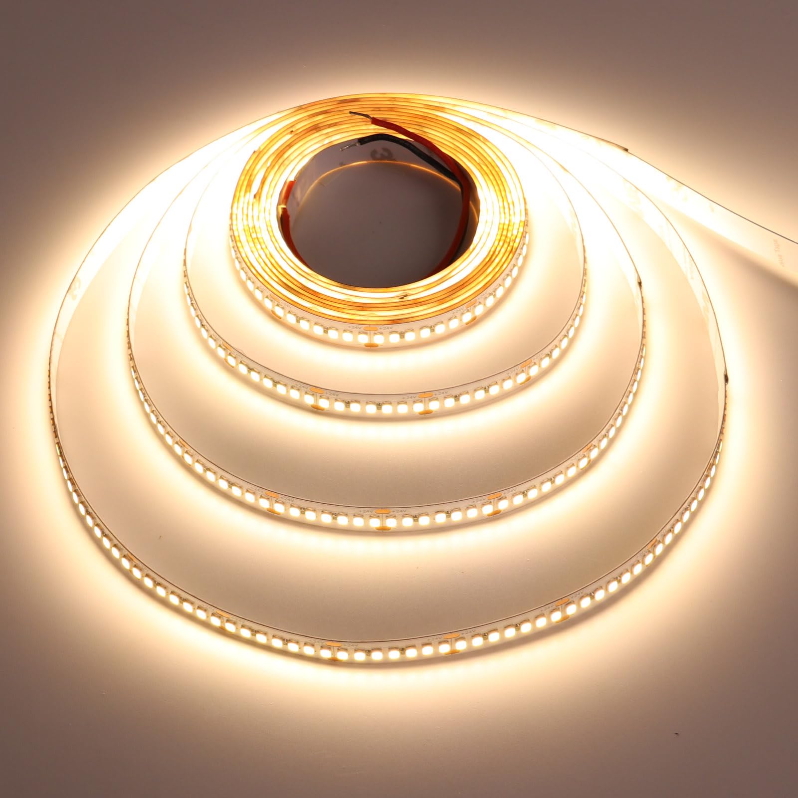 TOPAI LED Strip Lights 4000K Natural White 16.4ft Super Bright 11000LM 96W SMD2835 LED Tape Light DC 24V 238LED/M 670Lm/ft No Waterproof for Commercial, Home, DIY