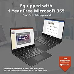 HP Newest 14" HD Ultra Light Thin Laptop, Quad-Core