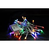 Karlling Battery Operated Multicolor 40 LED Fairy Light String Wedding Party Xmas Christmas Decorations(Multicolor)