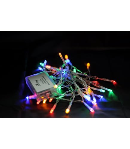 20 Red LED Battery-Powered Fairy Lights – 2m String – Weddings, Table Centerpieces, Florist