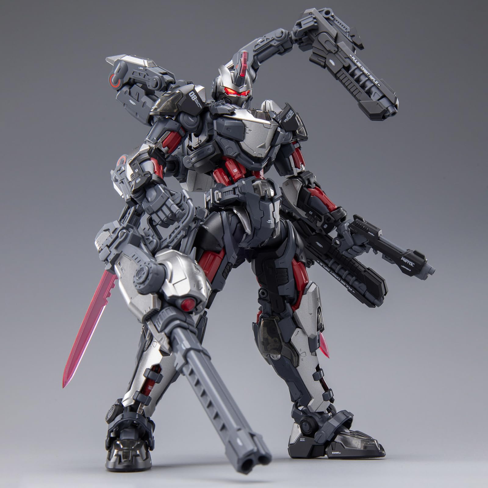 Photo 1 of Pipigirl Genuine License Plastic Model Action Figures Kits, Flame Soul Emperor of Flame, 8.66in Mecha Model, 1:100 Collectible Easy to Assemble Action Figures