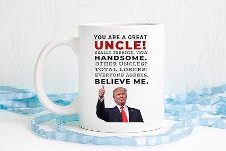 Idee Regalo Natale Zii.Tazza Trump Uncle Mug Regalo Di Natale Divertente Tazza Tazza Da Caffe Tazza Divertente Per La Calza Della Befana Donald Trump Idea Regalo Per Lo Zio Amazon It Casa E Cucina