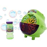 Gazillion Bubbles, Hurricane Bubble Making Machine - Portable Bubble Maker - Instant Bubble Creation - Outdoor Toy for Kids - 4 oz. Bubble Solution Included - Ages 3+