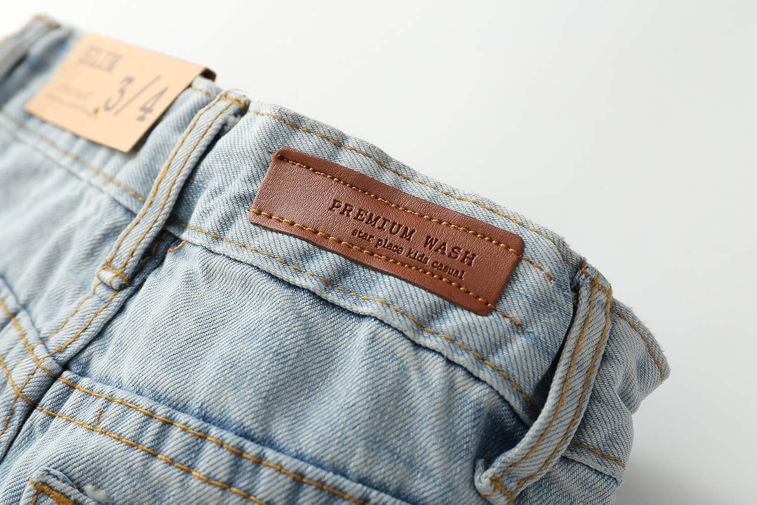 Kidscool Baby Little Kids Ripped Holes Stone Washed Soft Slim Jeans: Clothing