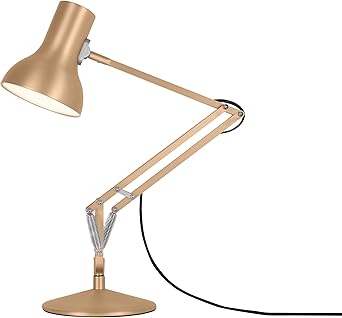 gold anglepoise lamp