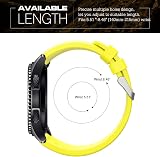 TiMOVO Yellow 22mm Silicone Strap for Samsung Galaxy Watch 46mm Gear S3 view 6