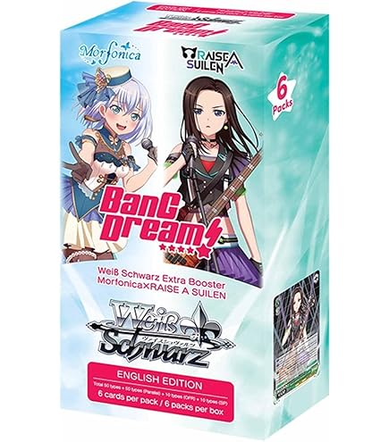 Amazon.com: Weiss Schwarz: Poppin' Party X Roselia Extra Booster