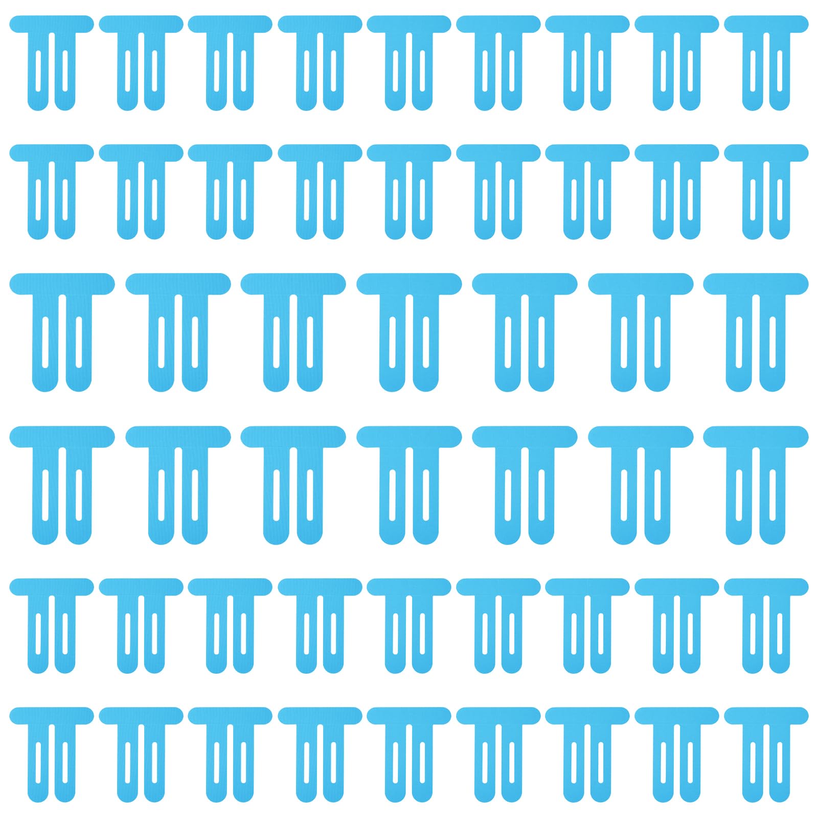 Photo 1 of 50pcs Kinesiology Tapes for Knees Pain, Precut Waterproof Kinetic Knee Patch K Tape Strips Breathable & Latex-Free Athletic Sticker Patches for Stability & Muscle Sports Support(Blue)