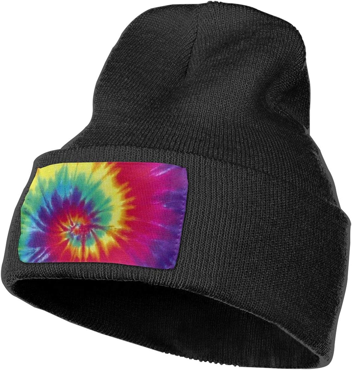 Helidoud Beautiful Tie Dye Winter Beanie Hat Knit Hat Cap for for Men