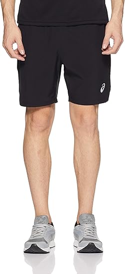 asics silver 7in short