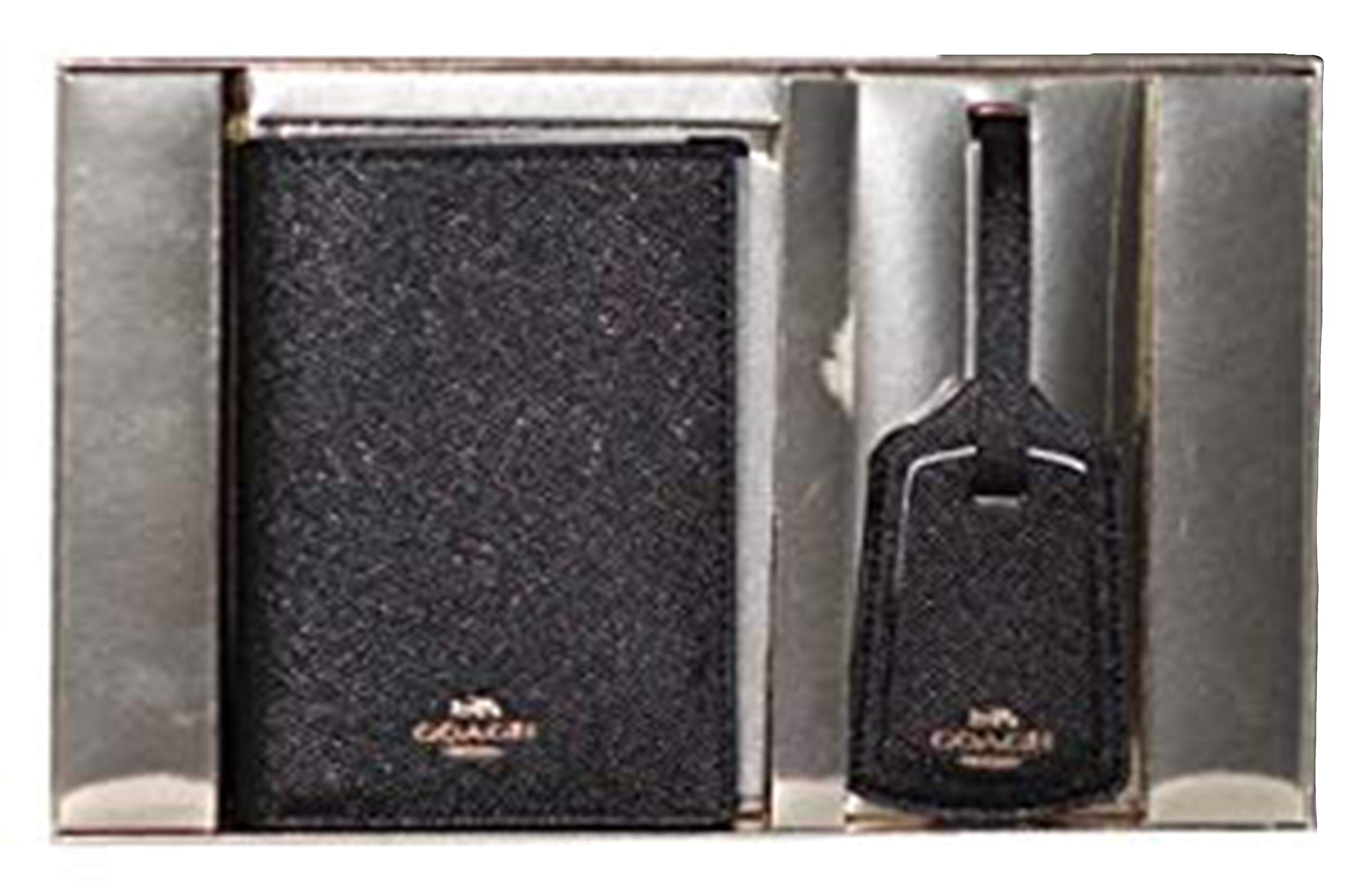 coach passport holder and luggage tag