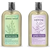 Everyday Aromatherapy Body Wash Duo | Eucalyptus Mint and Lavender Chamomile | 28oz Pack of 2 | Home and Body Company