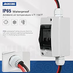 MINGSONG Solar Panels Disconnect Switch 63Amp