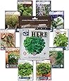 Sustainable Seed Company Variety Culinary Herb Collection, 10 Variety-100% Non GMO Heirloom Basi