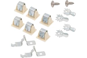 279570 Dryer Door Latch Strike Kit Replacement Part by BlueStars - Exact Fit for Whirlpool Kenmore Maytag KitchenAid Dryers - Replaces 279570M WE1X1192 236877 420198 423232 279337 3392538 - PACK OF 2