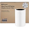 Blueair Blue Pure 411 Genuine Replacement Filter, Particle and Activated Carbon, Fits Blue Pure 411, 411+, 411 Auto & MINI Ai