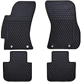 Ucaskin Car Floor Mats Custom Fit for Subaru Outback/Subaru Legacy 2019 2018 2017 2016 2015 Odorless Washable Rubber Foot Heavy Duty All Weather Car Floor Liner-Black