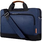 DOMISO 17-17.3 Inch Laptop Bag Business Briefcase Laptop Shoulder Bag for HP Pavilion 17/Dell Inspiron 17/Acer/ASUS, Blue