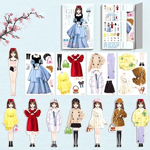 Daniel Axel Magnetic Princess Dress Up Paper Doll Pretend Play