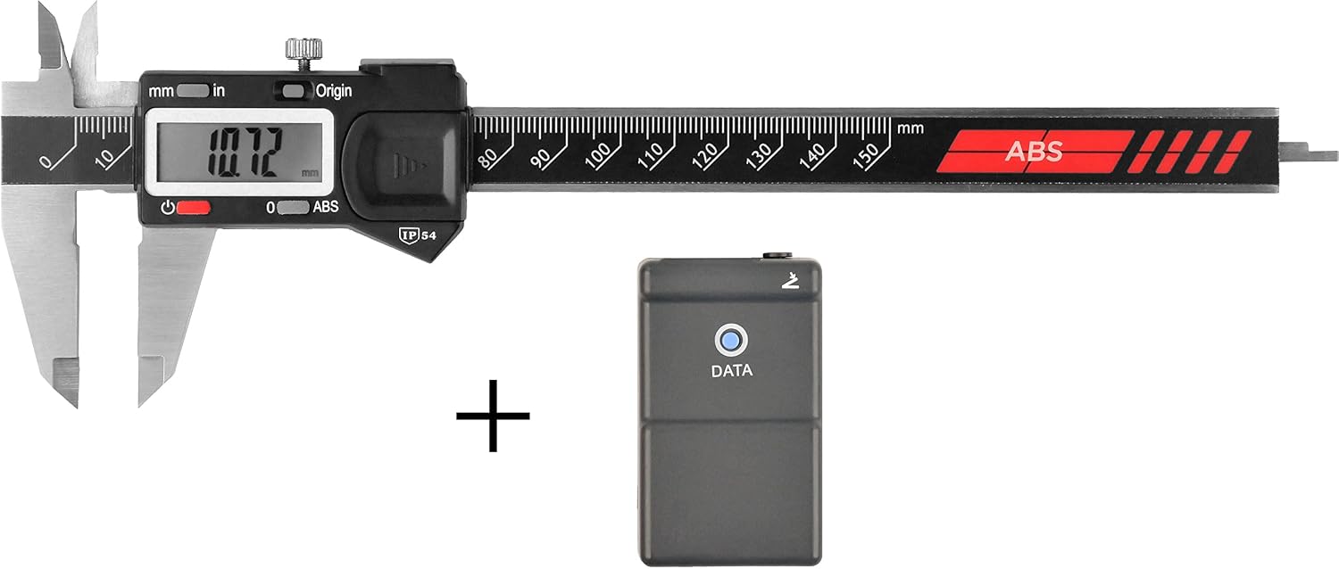 Produktbild von YMYNY Digitaler Messschieber, 150 Mm Edelstahl-Digitalmessschieber, Großes LCD-Display