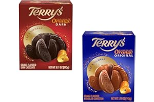 Terry's Chocolate Orange Variety Pack of 2 - One of Each - Milk Chocolate and Dark Chocolate - 5.11 oz Per Ball - Perfect for Sharing with Friends and Family