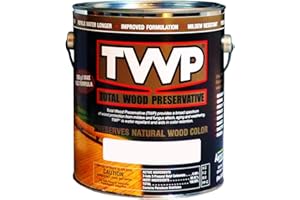 TWP 1501 Cedartone Low VOC Wood Preservation Stain - Eco-Friendly, Long-Lasting Protection, UV & Water Resistant, Easy to Apply - 1 Gallon