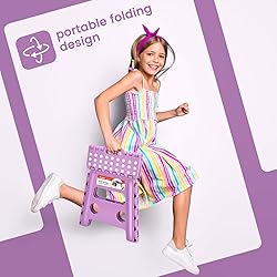 ACSTEP 13 Inch Folding Step Stool,Foldable Step