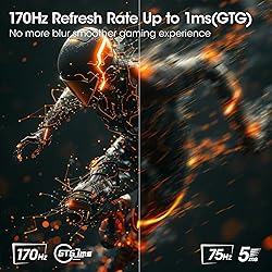 KOORUI 27” WQHD (2560 x 1440p) Gaming Monitor