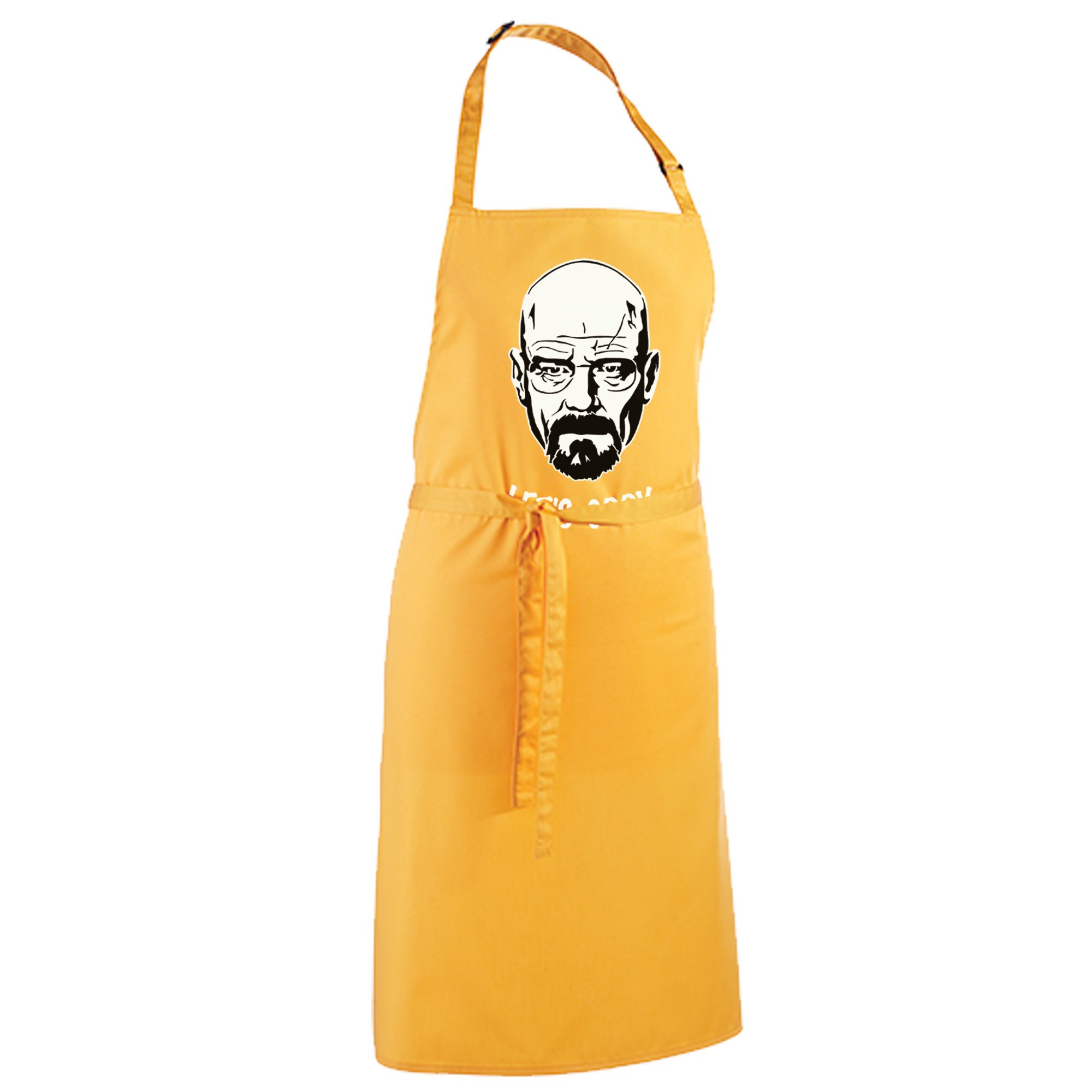 Lifeguardgear Walter White Let's Cook Apron, Sunflower, One Size, Sunflower Yellow, One size