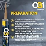 OB1 Oak Multi-Surface Sealant & Adhesive 290ml Hybrid Polymer view 4