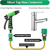 CoKeeSun Universal Kitchen Garden Tap Hose Mixer Pipe Connector Adapter view 5