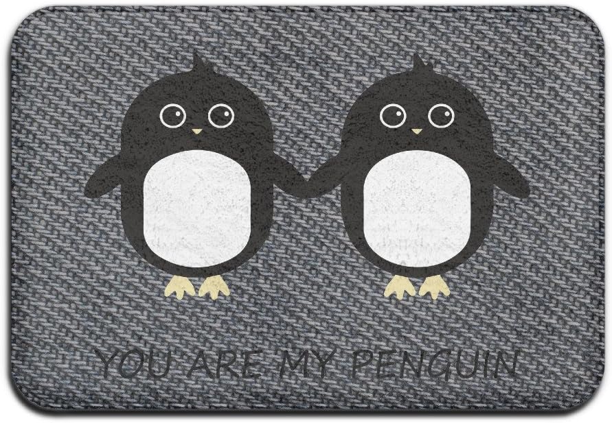Reginald Qixan You Are My Penguin Personalized Door Mats