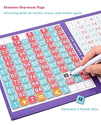 Flzoaveus Magnetic Numbers Hundred Board Puzzle