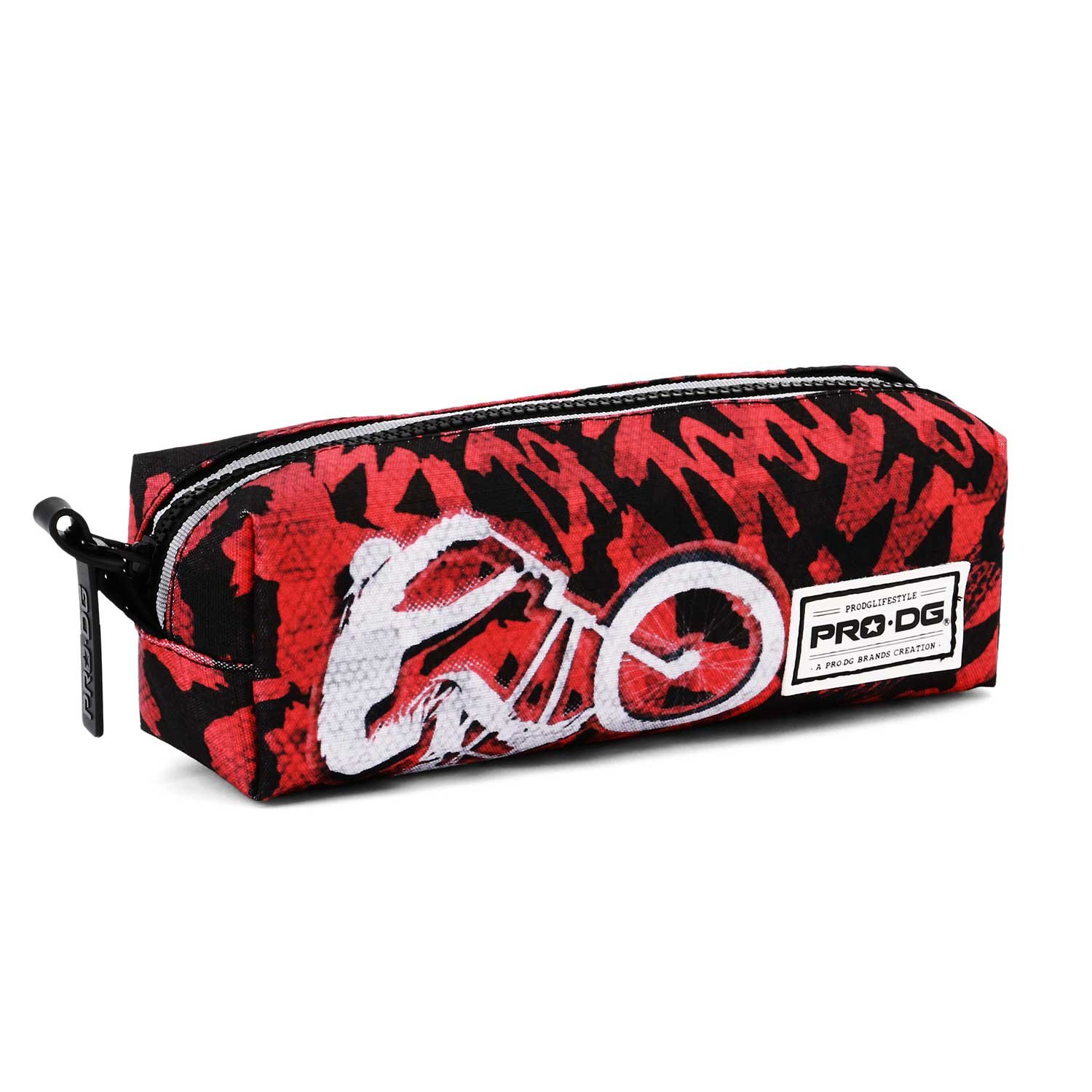 PRODG Backflip-Square HS Pencil Case, Red, 21 x 7 cm