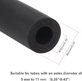 Sourcing Map Foam Tubing 10mm ID 20mm OD 1m Black for Handles view 3
