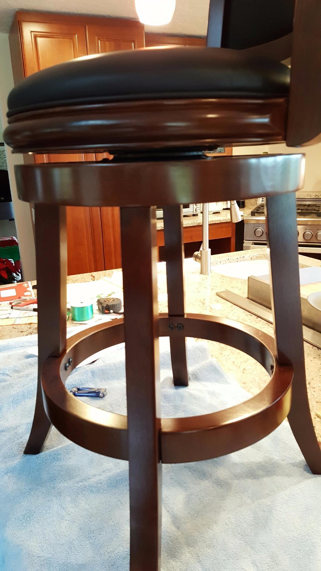 18/mo Finance Boraam Augusta Counter Height Swivel Stool, 24Inch