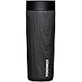 Corkcicle Commuter Cup Travel Mug with 360° Sip Lid, Burnt Wood, 17 oz – Insulated Coffee Mug with Lid Keeps Beverages Cold 18 Hours, Hot 5 Hours – Cupholder Friendly & Spill-Proof Slim Tumbler