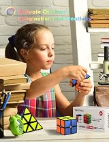 ROXENDA Speed Cube Set 2x2 3x3 Original Fast Cube with Instructions view 5