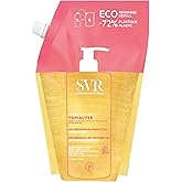 SVR Eco Refill Topialyse Micellar Oil Wash For Face, Body, Hair, 24Hr Hydration Emulsifying Soothing Bath/Shower Cleanser For