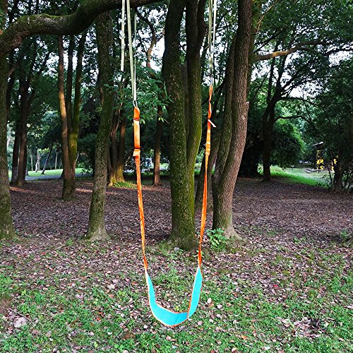 HappyPie Children Portable Outdoor Hanging Tree and Playground set Swing Chair - Sky Blue