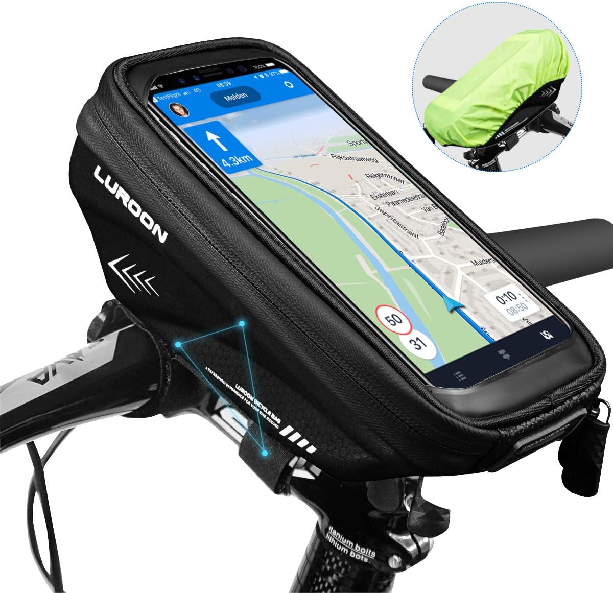 borsa da bicicletta per telefono