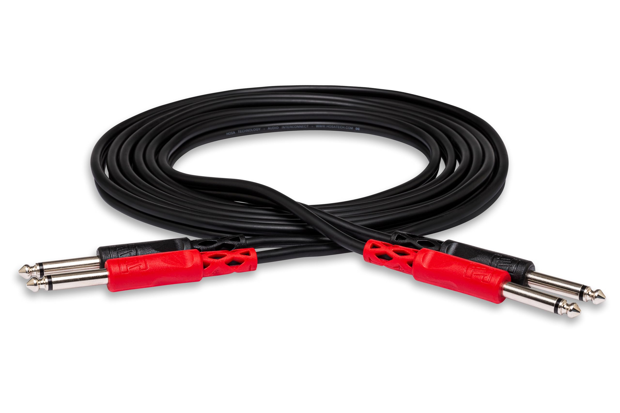 HosaTech CPP-202 2m Dual 1/4 inch TS to Same Stereo Interconnect Cable