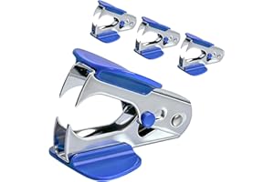 4-Pack Mini Staple Remover Tool, Cute Small Staple Puller for Desk & Office Supplies, Portable Staple Removal for Home, Class