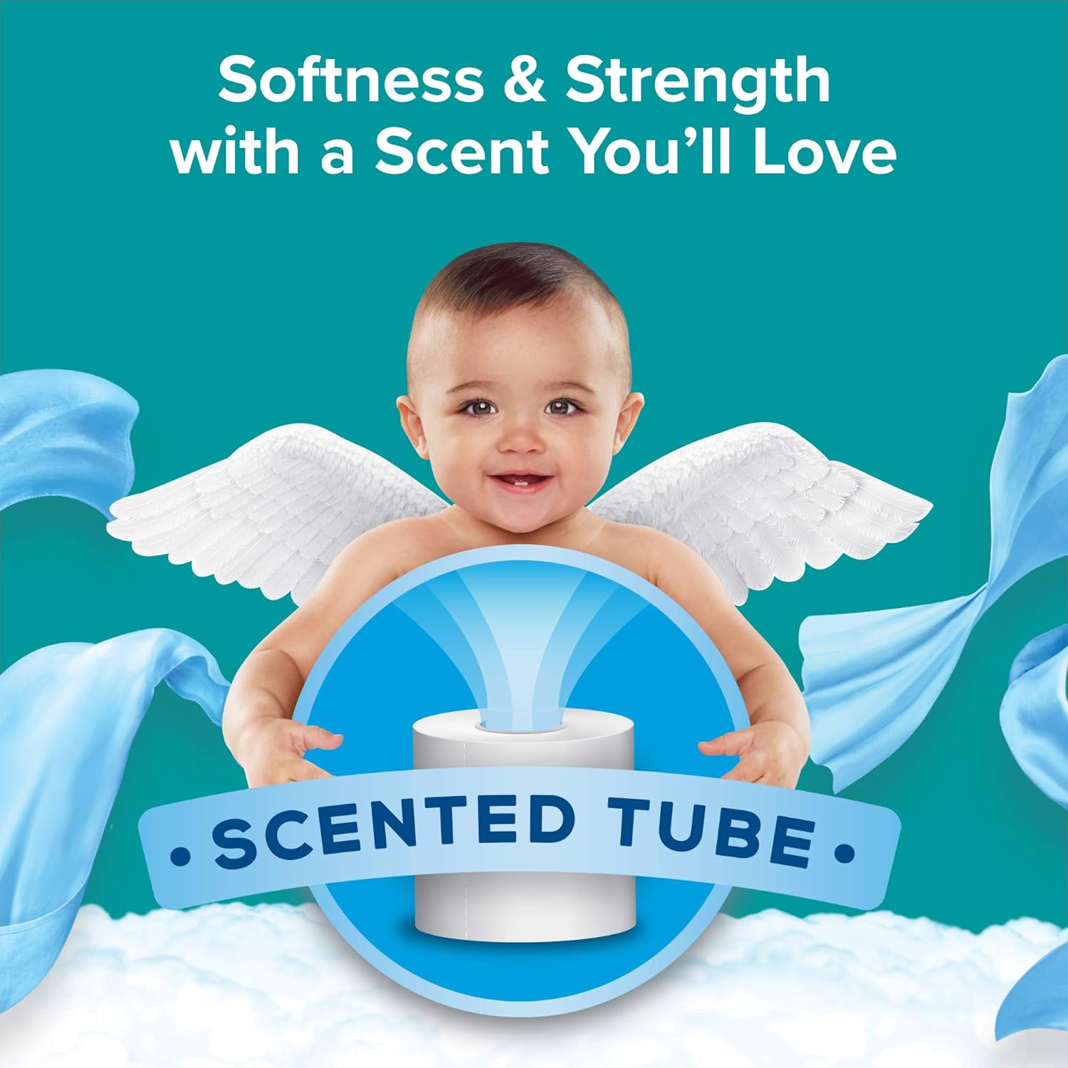 Angel Soft Toilet Paper with Fresh Linen Scent, 48 Double Rolls= 96 Regular Rolls, 200+ 2-Ply: Health & Personal Care