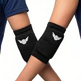 Baylee and Me Low-Profile Volleyball Elbow Pads, Youth &amp; Women, Pair | 10mm EVA foam padding, non-slip fit, cushions digging/diving/passing, breathable mesh bag included, S/M sizes