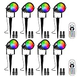 REEGOLD RGBW Low Voltage Landscape Lights, 10W