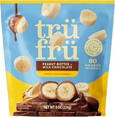 Tru Fru, Bananas Frozen Peanut Butter Dark Chocolate, 8 Ounce