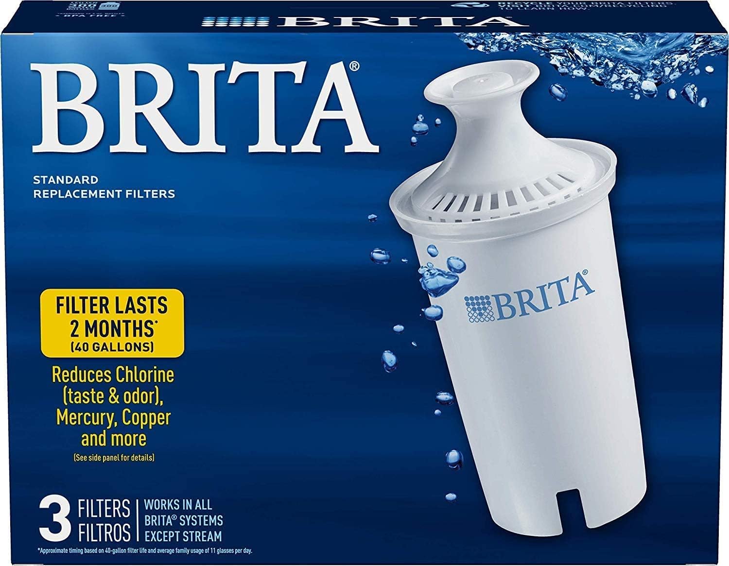 Brita Pitcher Replacement Filters: Office Products