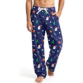 Lattlefnki Mens Halloween Pajama Pants Soft Cozy Pj Bottoms with Drawstring & 2 Pockets, Sleepwear Bottoms for Men